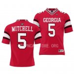 Georgia Bulldogs Adonai Mitchell Youth #5 Pick-A-Player Red Football NCAA Jersey 2406OZND6