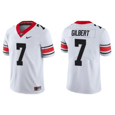 Georgia Bulldogs Arik Gilbert Men's #14 Game Alternate White Football NCAA Jersey 2406BBFV4