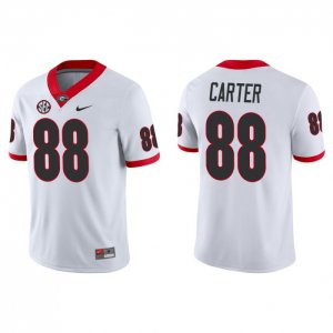 Georgia Bulldogs Jalen Carter Men's #88 White Game Football NCAA Jersey 2406OGOR1