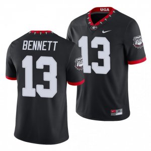 Georgia Bulldogs Stetson Bennett Men's #13 Alternate Black Game Football NCAA Jersey 2406SIWV2