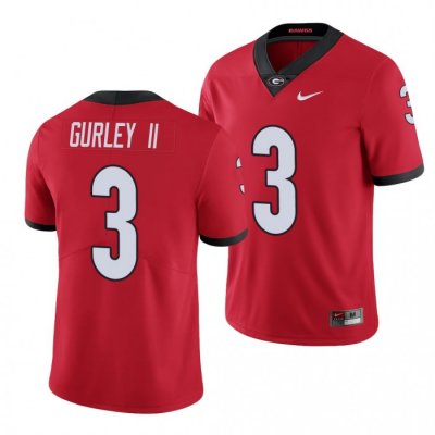 Georgia Bulldogs Todd Gurley II Men's #3 Red Limited Football NCAA Jersey 2406LNWZ4