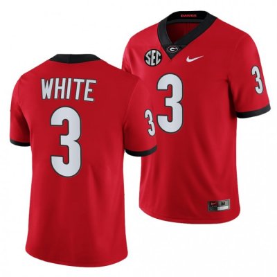 Georgia Bulldogs Zamir White Men's #3 Red Football NCAA Jersey 2406DQBP4