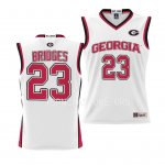 Georgia Bulldogs Braelen Bridges Youth #23 White Pick-A-Player Basketball NCAA Jersey 2406CKVU2