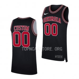 Georgia Bulldogs Custom Men's #00 Black Throwback 2022-23 Basketball NCAA Jersey 2406SXRE7