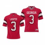 Georgia Bulldogs Kamari Lassiter Youth #3 NIL Red Player Football NCAA Jersey 2406BBXC2