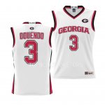 Georgia Bulldogs Kario Oquendo Youth #3 White Pick-A-Player Basketball NCAA Jersey 2406IYYW2