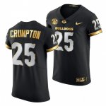 Georgia Bulldogs Ahkil Crumpton Men's #25 Authentic Black Golden Edition 2020-21 Football NCAA Jersey 2406HSXY2