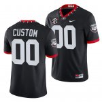 Georgia Bulldogs Custom Men's #00 2021-22 Black 100th Anniversary Mascot Game Football NCAA Jersey 2406SOGP4