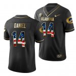 Georgia Bulldogs D.J. Daniel Men's #14 Stars And Stripes 2019 Limited Black Golden Edition Football NCAA Jersey 2406JWXD6