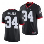 Georgia Bulldogs Herchel Walker Men's #34 Alternate Black Game Football NCAA Jersey 2406EBRI0