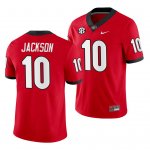 Georgia Bulldogs Kearis Jackson Men's #10 Home Red Game Football NCAA Jersey 2406FNYT4