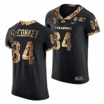 Georgia Bulldogs Ladd McConkey Men's #84 Playoff 2022 Black Python Skin Football NCAA Jersey 2406OPGV3