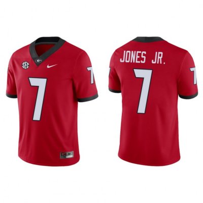 Georgia Bulldogs Marvin Jones Jr. Men's #7 Game Away White Football NCAA Jersey 2406REVQ4