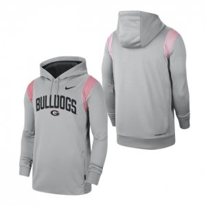 Georgia Bulldogs Men's Game 2022 Gray Day Sideline Performance Pullover Football NCAA Hoodie 2406OAAE3