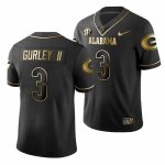 Georgia Bulldogs Todd Gurley II Men's #3 Black Golden Edition 2019 History Player Football NCAA Jersey 2406HVUC5