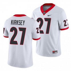 Georgia Bulldogs Austin Kirksey Men's #27 White Game Football NCAA Jersey 2406OEJB3