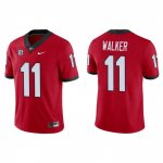 Georgia Bulldogs Jalon Walker Men's #11 Red Game Football NCAA Jersey 2406TYVB5