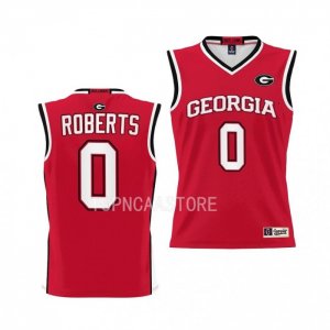 Georgia Bulldogs Terry Roberts Youth #0 Pick-A-Player Red Basketball NCAA Jersey 2406IDAB6