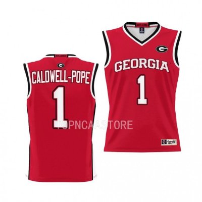 Georgia Bulldogs Kentavious Caldwell-Pope Youth #1 Pick-A-Player Red Basketball NCAA Jersey 2406GMHI5