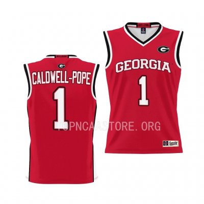 Georgia Bulldogs Kentavious Caldwell-Pope Youth #1 Pick-A-Player Red Basketball NCAA Jersey 2406XJXM3