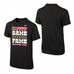 Georgia Bulldogs Youth 2022 National Champions Playoff Black Locker Room Football NCAA T-Shirt 2406USNI1