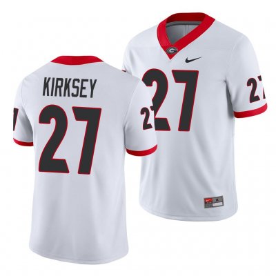 Georgia Bulldogs Austin Kirksey Men's #27 Game White Football NCAA Jersey 2406CJBN2