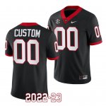 Georgia Bulldogs Custom Men's #00 Black 2022-23 Alternate Football NCAA Jersey 2406AXCK7