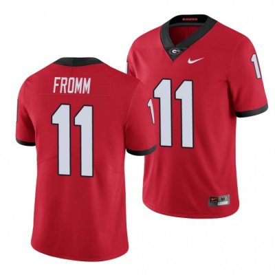 Georgia Bulldogs Jake Fromm Men's #11 Red Limited Football NCAA Jersey 2406BWTA2