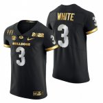 Georgia Bulldogs Zamir White Men's #3 3X Black National Champions CFP Football NCAA Jersey 2406VUAL4