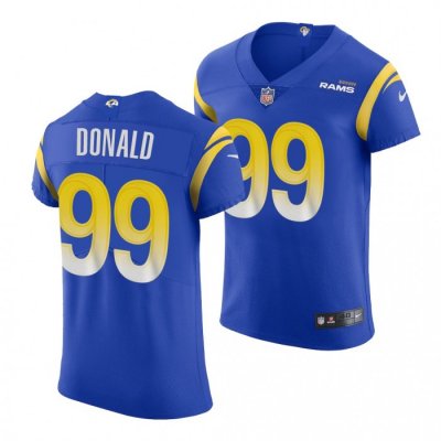 Georgia Bulldogs Aaron Donald Men's #99 Vapor Elite Royal Rams Alumni Football NCAA Jersey 2406KZPQ7