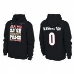 Georgia Bulldogs Darnell Washington Men's #0 2022 National Champions Playoff Pullover Locker Room Black Football NCAA Hoodie 2406EVXY8