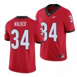 Georgia Bulldogs Herchel Walker Men's #34 Red Limited Football NCAA Jersey 2406JDDP1