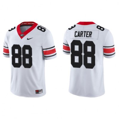 Georgia Bulldogs Jalen Carter Men's #88 Game Alternate White Football NCAA Jersey 2406POUC4