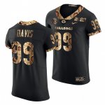 Georgia Bulldogs Jordan Davis Men's #99 Playoff 2022 Black Python Skin Football NCAA Jersey 2406NZPE7