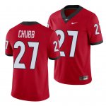 Georgia Bulldogs Nick Chubb Men's #27 Alumni Red Player Football NCAA Jersey 2406FAGC2