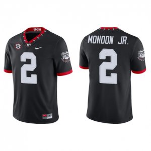 Georgia Bulldogs Smael Mondon Jr. Men's #2 Game Alternate Black Football NCAA Jersey 2406MYVI0