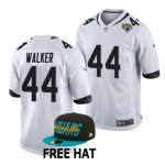 Georgia Bulldogs Travon Walker Men's #44 NFL Jacksonville Jaguars 2022 White Draft Game Football NCAA Jersey 2406PNFV6