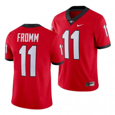 Georgia Bulldogs Jake Fromm Men's #11 Alumni Red Player Football NCAA Jersey 2406NOIU7