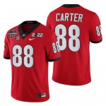 Georgia Bulldogs Jalen Carter Men's #88 CFP 2021-22 Red National Champions Football NCAA Jersey 2406RNBN1