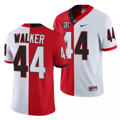 Georgia Bulldogs Travon Walker Men's #44 Red Split Edition White Football NCAA Jersey 2406PUSN8