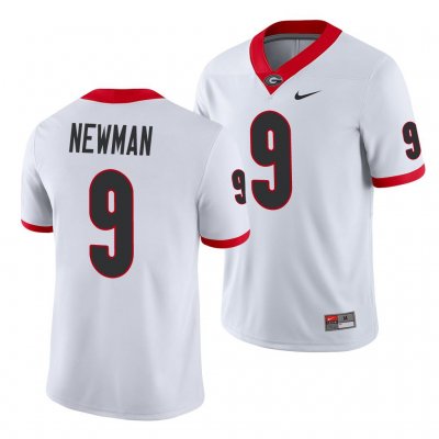 Georgia Bulldogs Jamie Newman Men's #9 Game White Football NCAA Jersey 2406ZISX2