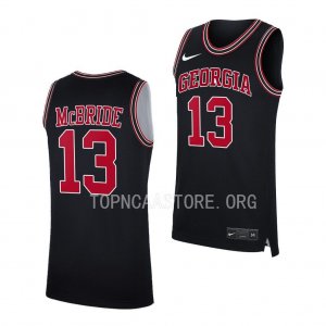 Georgia Bulldogs Mardrez McBride Men's #13 Black Throwback 2022-23 Basketball NCAA Jersey 2406XUPT5