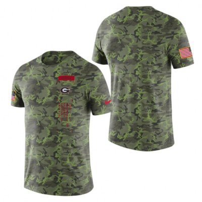 Georgia Bulldogs Men's Camo Military Football NCAA T-Shirt 2406JRAG5