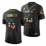 Georgia Bulldogs Azeez Ojulari Men's #13 Stars And Stripes 2019 Limited Black Golden Edition Football NCAA Jersey 2406BVDM1