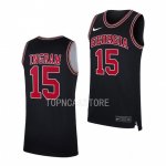 Georgia Bulldogs Jailyn Ingram Men's #15 Black Throwback 2022-23 Basketball NCAA Jersey 2406XIAS7