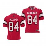 Georgia Bulldogs Ladd McConkey Men's #84 Player NIL Red Football NCAA Jersey 2406ASCJ8