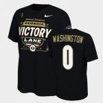 Georgia Bulldogs Darnell Washington Men's #0 Black 2021 National Champions Football NCAA T-Shirt 2406PMQU7