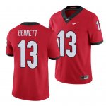 Georgia Bulldogs Stetson Bennett Men's #13 Limited Red Football NCAA Jersey 2406EKQL5