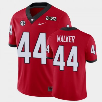 Georgia Bulldogs Travon Walker Men's #44 Game 2021 National Champions Red Football NCAA Jersey 2406KDFO7