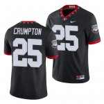 Georgia Bulldogs Ahkil Crumpton Men's #25 Alternate Black Game Football NCAA Jersey 2406ZTKY5